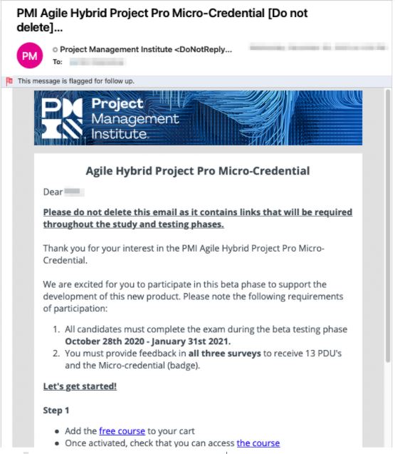 PMI Hybrid Project Pro Micro-Credential