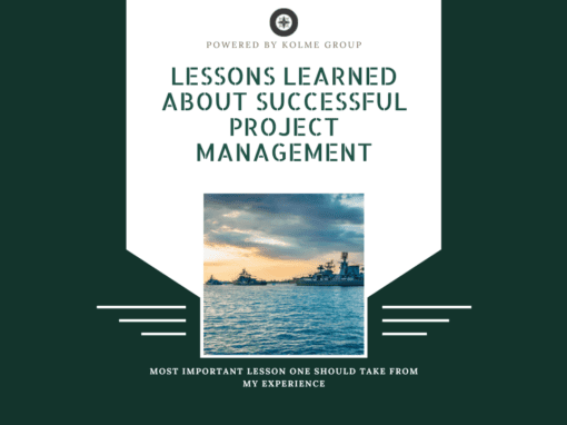 Lições aprendidas sobre gestão de projectos bem sucedida