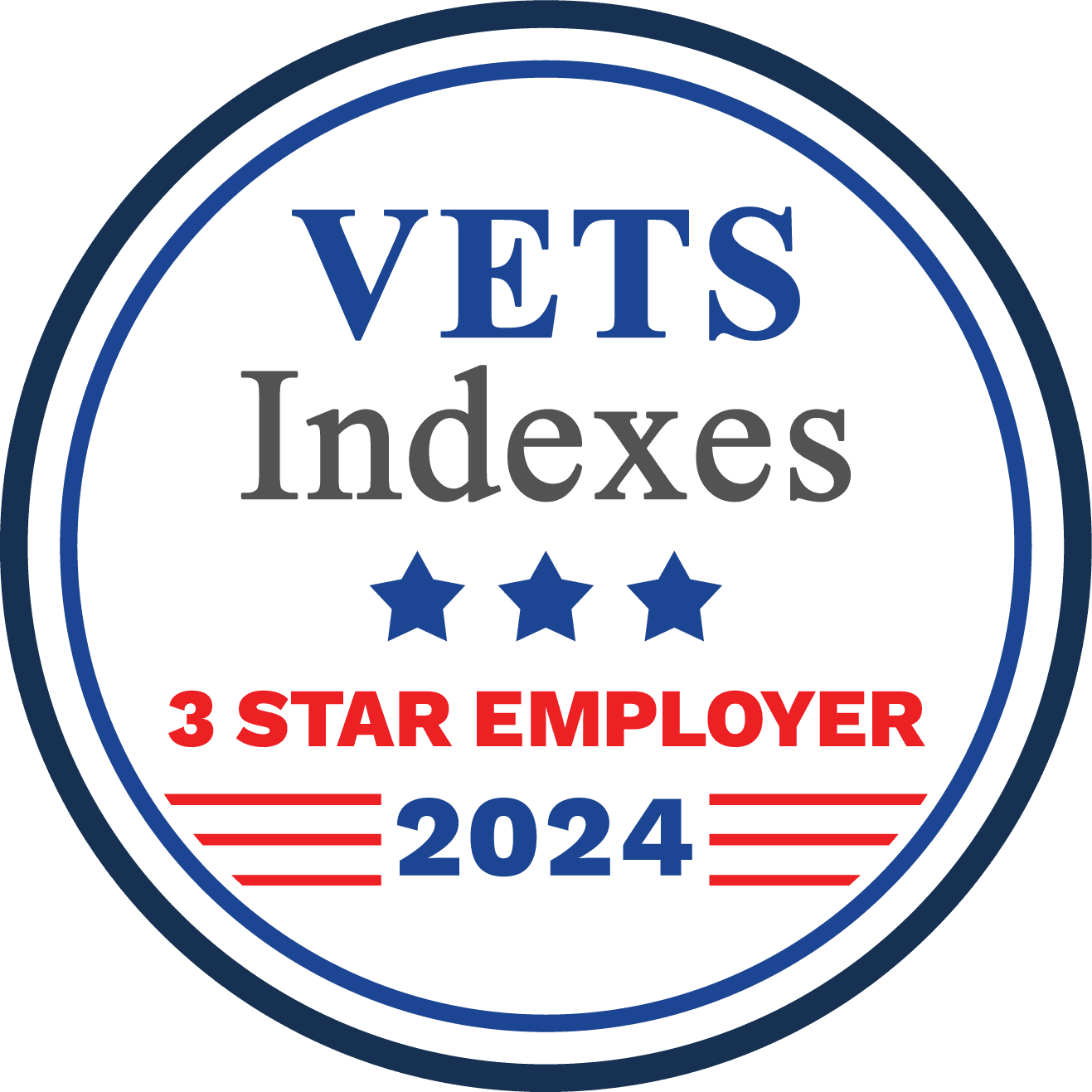 VETS Indexes - Recognized Employer 2023 Logo