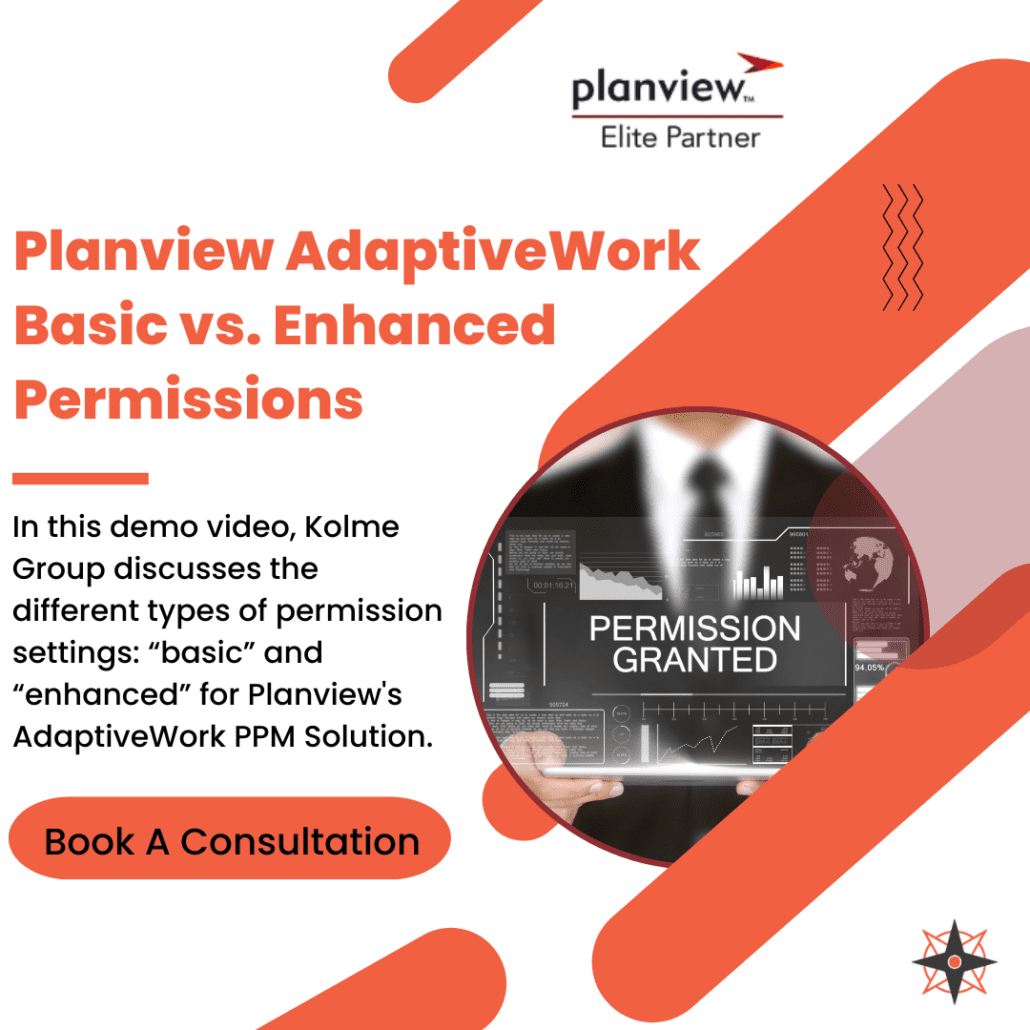Planview Adaptivework Basic vs Enhanced Permissions Configuration Video